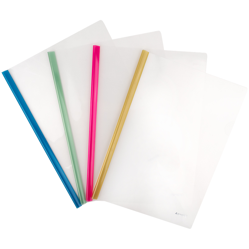 Папка-швидкозшивач з планкою Axent 1416-00-A, А4, асортимент кольорів